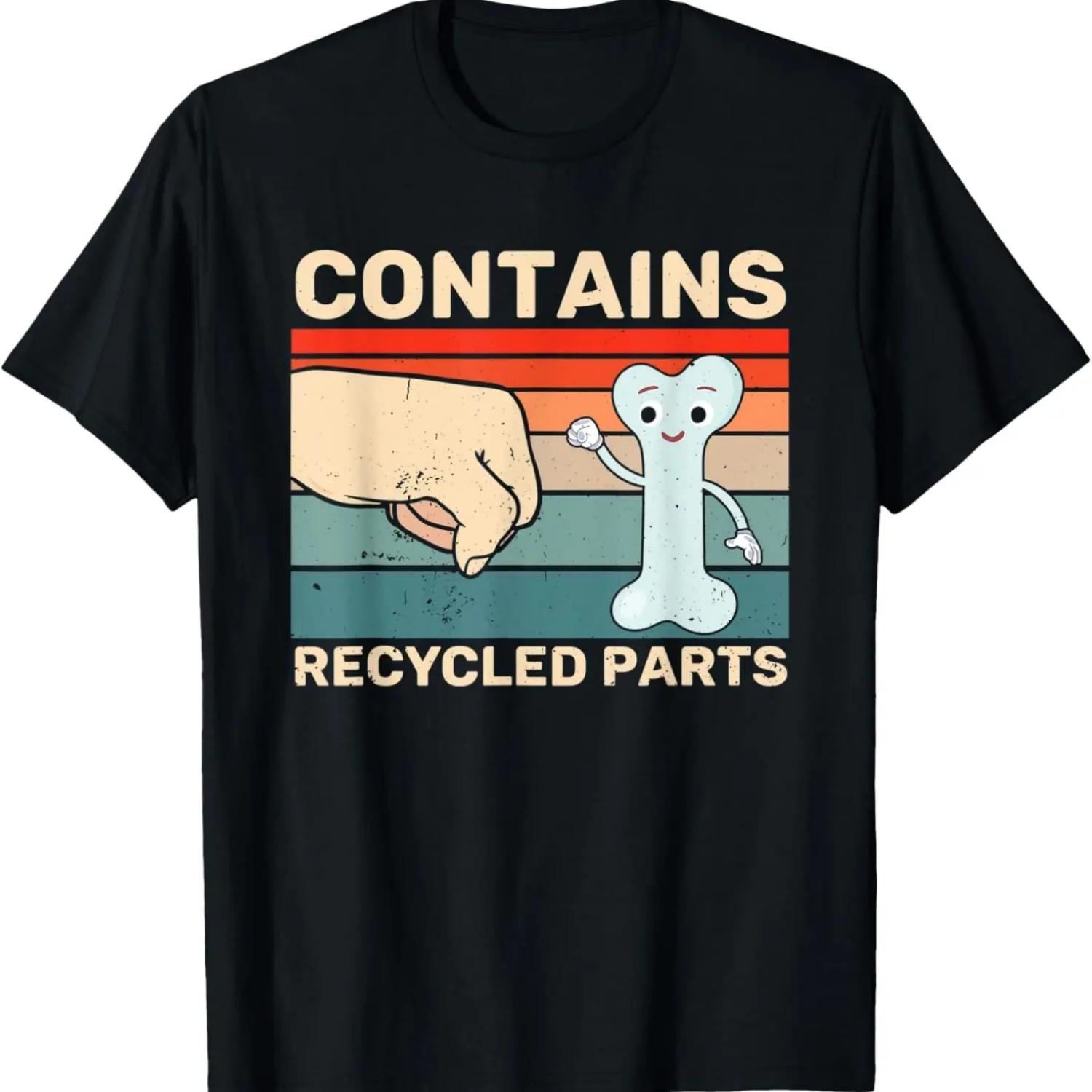 Содержит переработанные части Футболка для реципиента трансплантации костного мозга S