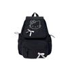 Spring and summer new Hello Kitty backpack large capacity cute fresh simple fashion bow women's bag commuting
