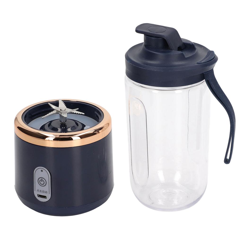 Portable Blender 400ml 6 Blades 22000rpm 1500mAh Food Grade PCTG USB Charging Travel Blender for
