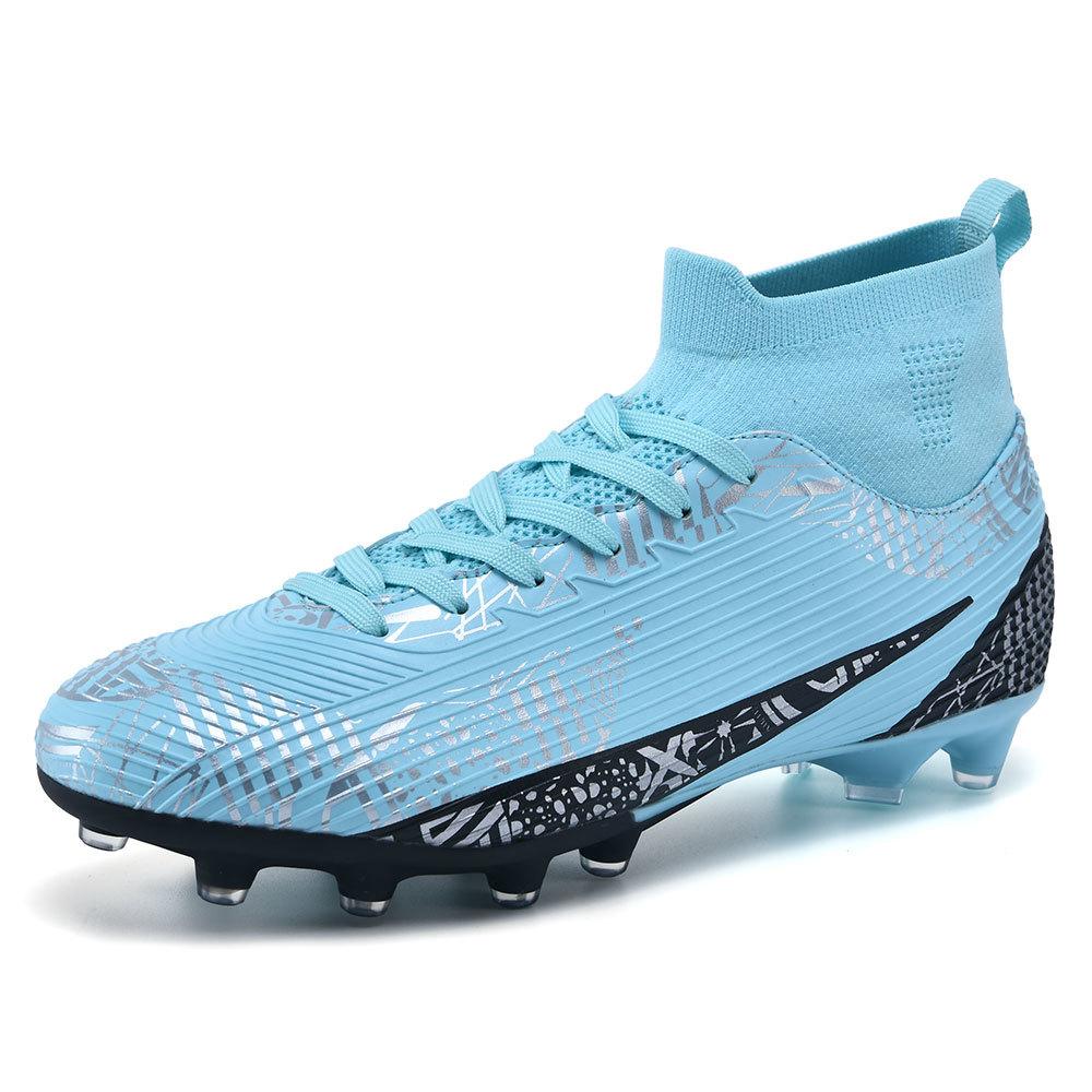 2024 Football Boots Long Spikes High Ankle Soccer Shoes FG Outdoor Grass Cleats Soccer Boots Training Sport Football Shoes