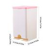 Wall-mounted Sanitary Napkin Storage Box Dust-proof Tissue Paper and Cotton Swab Storage Box Bathroom Organizer Accessories