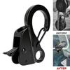 Boat Bumper Clips Adjusters Stainless Steel   Sliding Rope Hook for 1Celsius4 to 3Celsius8in Ropes