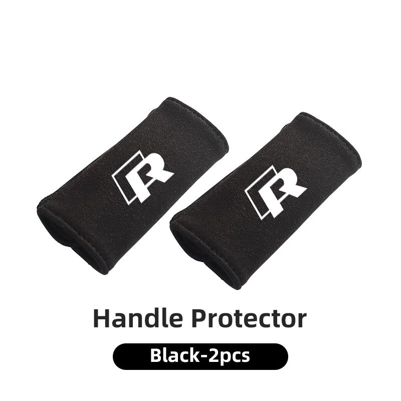 Suede Car Roof Door Pull Handle Protective Cover Soft and Comfortable For Volkswagen VW Scirocco Jetta Beetle Golf Passat