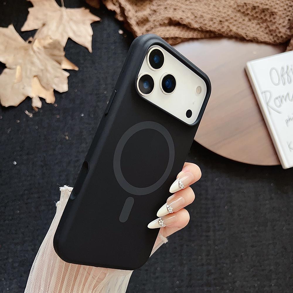 For Magsafe Original Liquid Silicone Phone Case For iPhone 17 16 15 14 13 12 Pro Max Plus 17 Air Magnetic Wireless Charging Coer