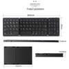 New B089 Portable Folding Wireless Bluetooth Keyboard, Universal Compatibility for Tablets, Phones, and Laptops