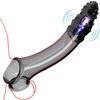 New Niuniu Penis Spike Sleeves with Crystal Vibration Ring - Fun Couple Toys for Cross-Border Foreign Trade.