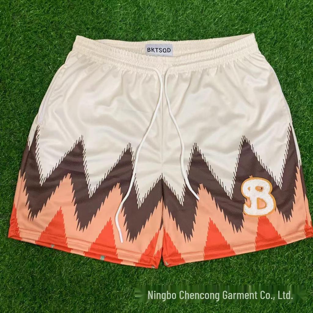 BKTSQD Unisex Quick-Dry Mesh Sports Shorts for Running, Basketball, and Swimming