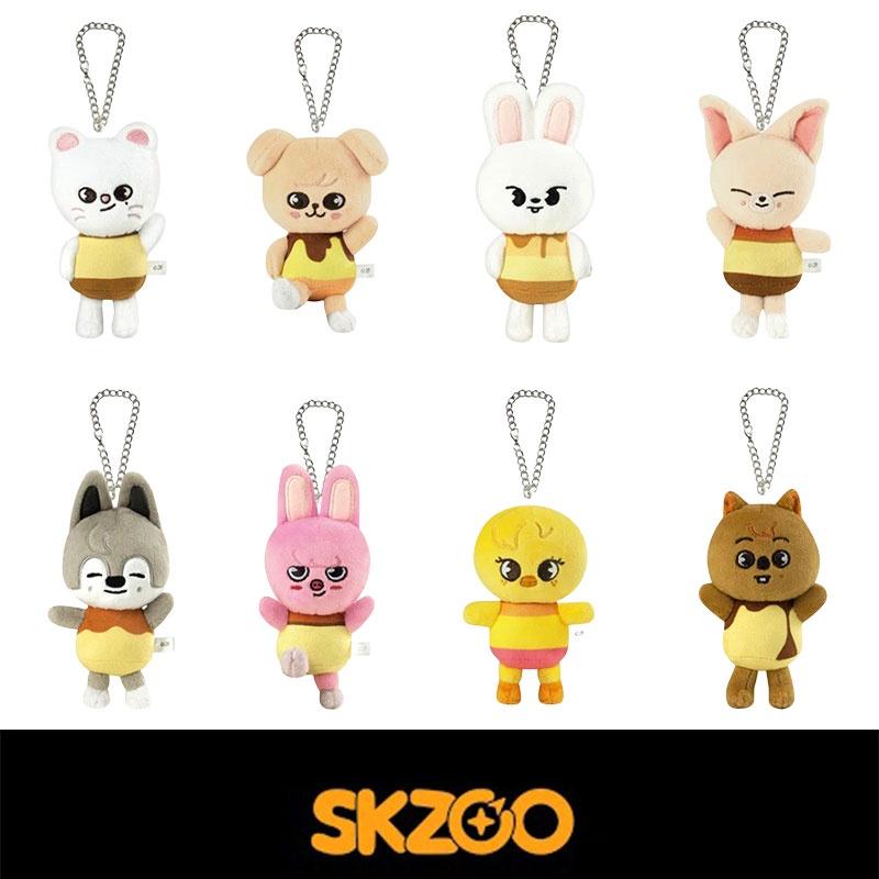 Jyp Felix Pluszowy Breloczek Zawieszka do Torebki Urocza Kreskówkowa Roślina Zabawka Miękki i Puszysty Design Białego Kota