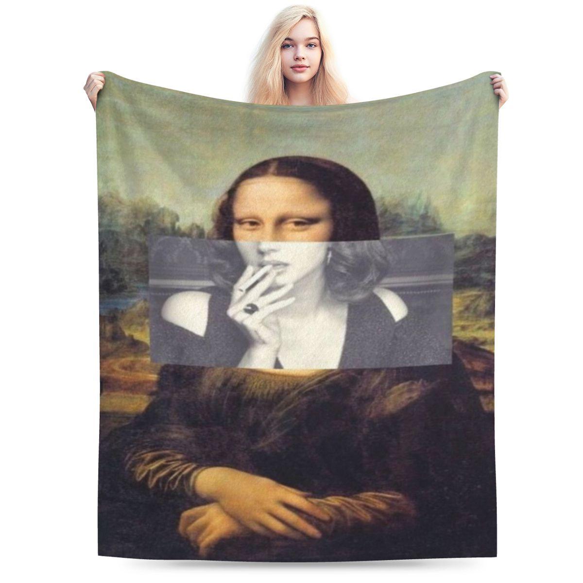 

Monalisa Smoke Cigarettes Custom Warm Party An UltraSoft Micro Fleece Blanket 75x100cm 30x40in
