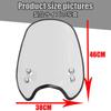 HUANGCJCJ For W800 ABS W800SE W800 Cafe 2025 Motorcycle Windshield Air Fairing, Front Wind