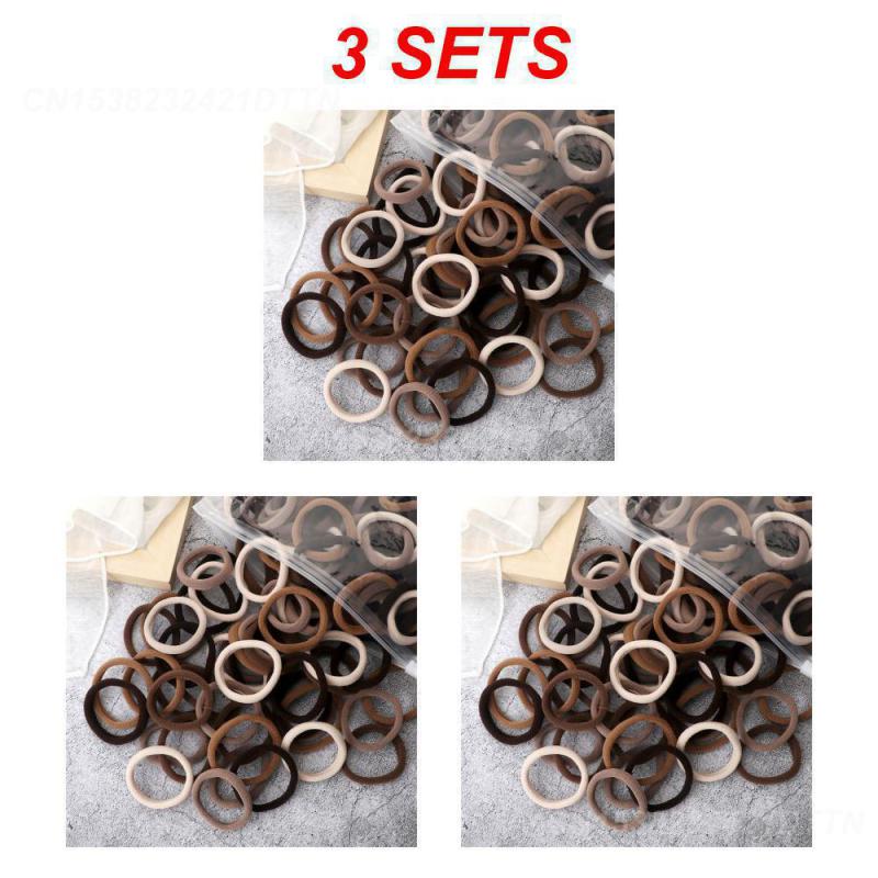 1/2/3SETS Hair Ring Easy To Use Fabric Art Hair Rope Firm Elastic Headband Portable General Womens Headband Not Easy To Disperse