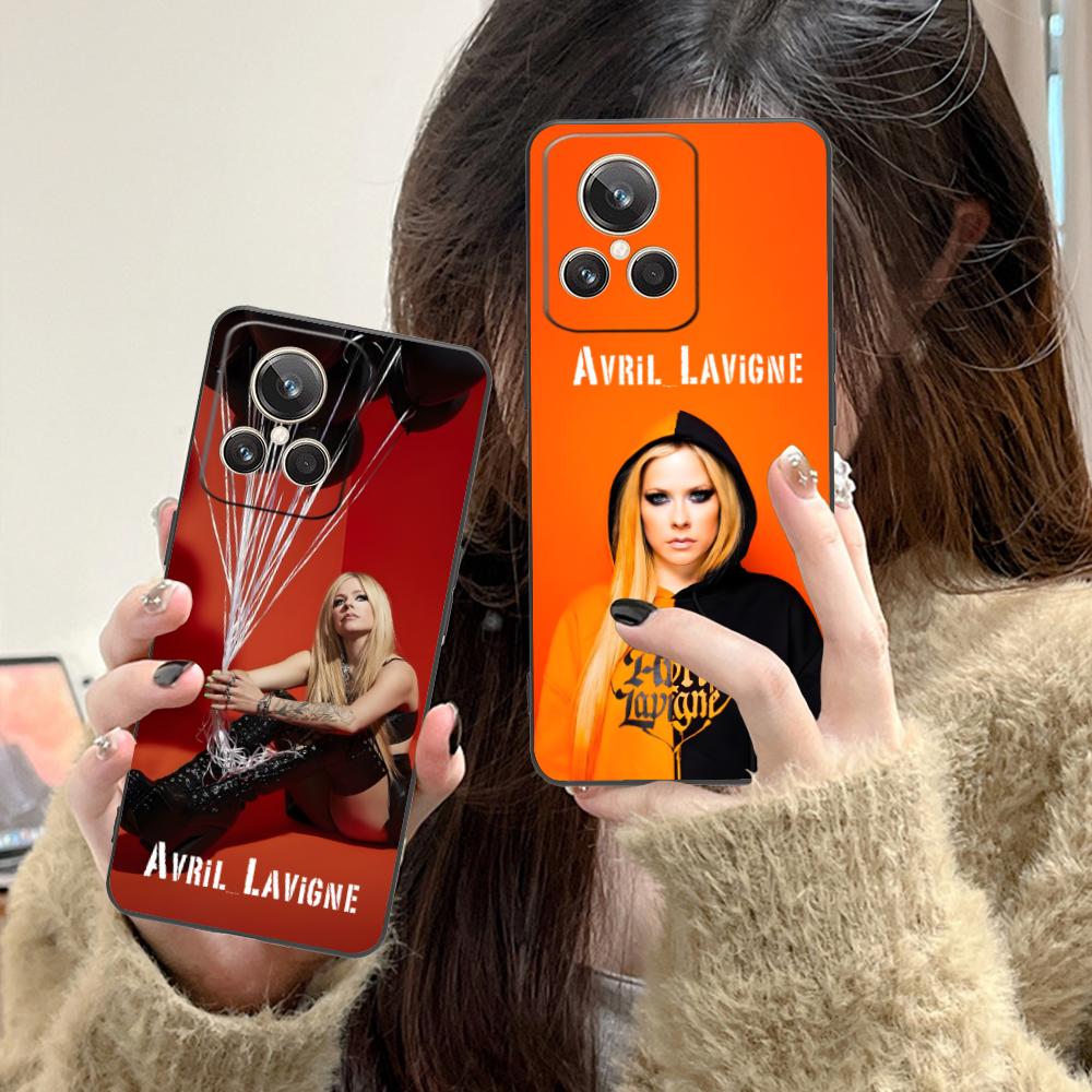 Avril Lavigne Matte TPU Mobile Phone Case for Realme 15 14 13 12 11 10 9 Pro Plus T i Lite 5G Colorful Printing Cover