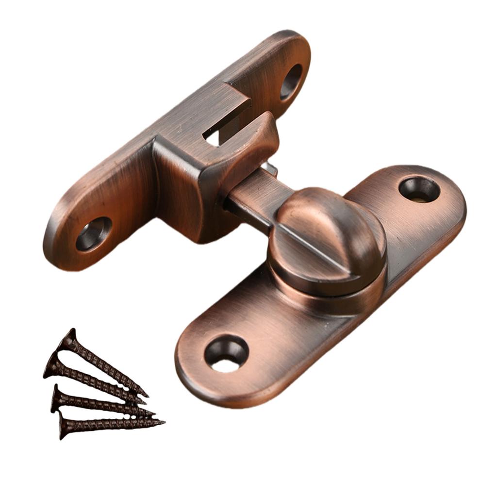 Multipurpose Sliding Door Latches Bolt Lock for Home and Office Supplies Security Daily Use Sturdy Zines Alloy