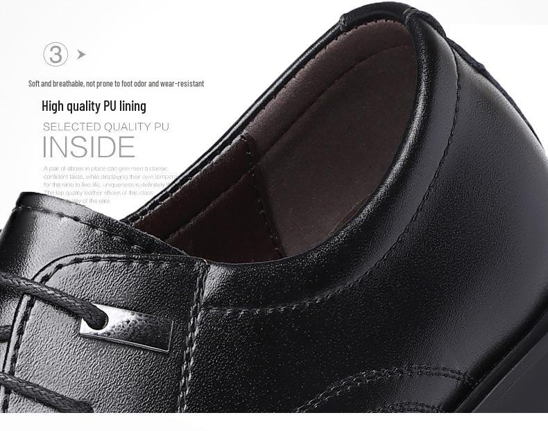 Herren Leder Business- & Hochzeitsschuhe: Größen 35-49, Rutschfest