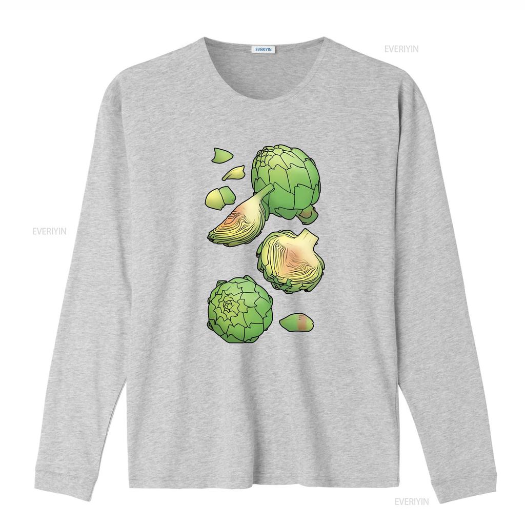 Artichoke T Shirt 100 Cotton S Xxl Ta040671 Vintage Washed Streetwear Stylish Breathable Soft Designer Clothes Comfortable