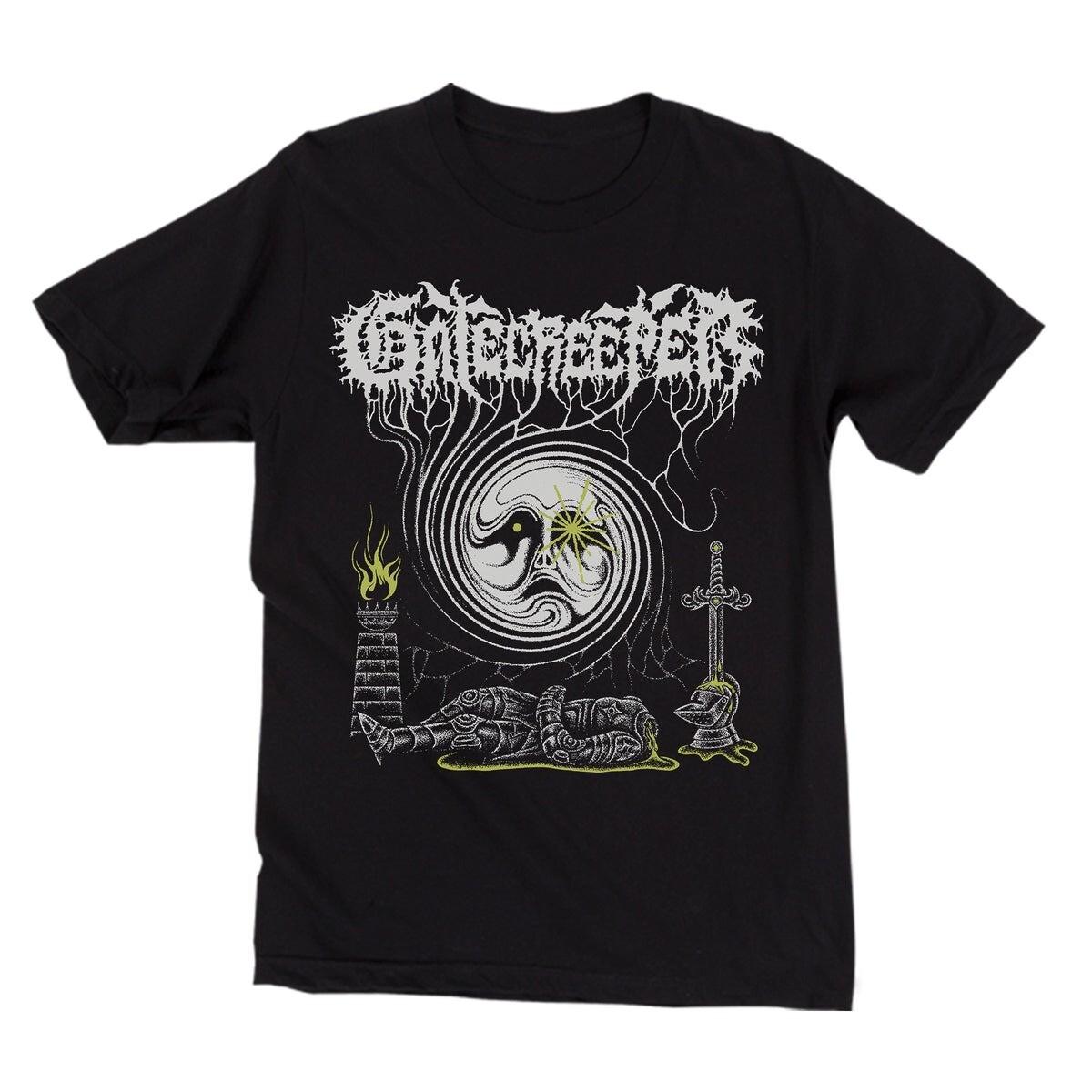 Gatecreeper Band Black Color Heavy Cotton Shirt S разноцветный
