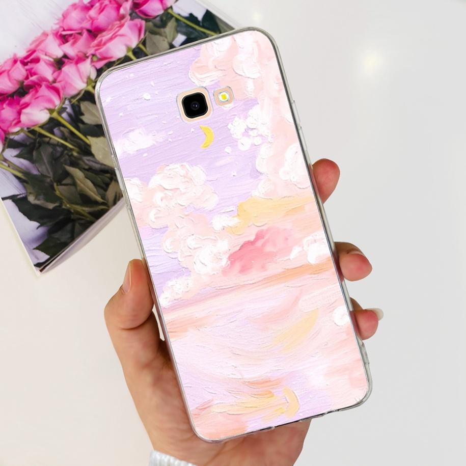 For Samsung Galaxy J4 Plus 2018 Phone Case Fashion Flower Soft Silicone Cover For Samsung J4 J 4 Plus 2018 J4+ J415F J4Plus Capa