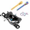 2 Sets 31mm Length Disc Brake Caliper Bolts M4 Threaded Caliper Screws  for Road Bicycle
