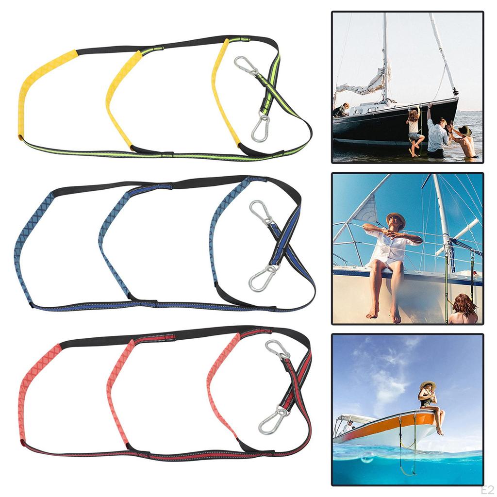 3 boat Rope Ladder, Portable Boarding Ladder,Fishing Ladder for Inflatable Boat, Kayak,