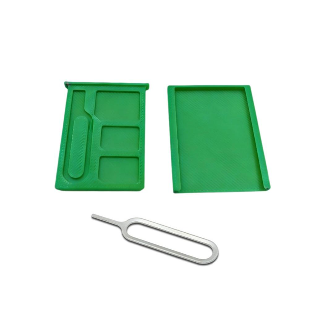 1PCS with Eject Pin 3D Printed SIM Card Storage Box Shockproof 2-Slots SIM Card Memory Card Storage 1-Slot TF Card