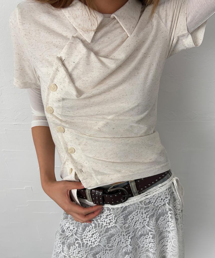 CHICKS Chernet Stud Belt Brown