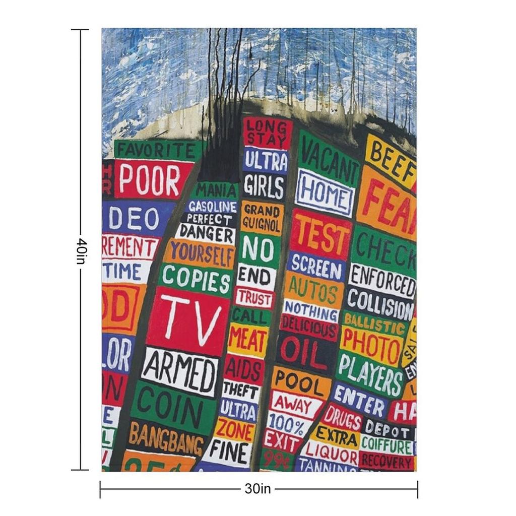 RADIOHEADS Throw Blanket Single for sofa Plaid Soft Beds Blankets