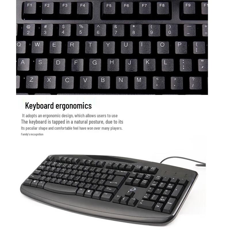 Dareu LK142 Full-Size Wired Keyboard