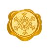 10Pcs Embossed Seal Stickers Adhesive Seal Decals for Wedding Invitations, Envelope, Birthday Valentines Christmas Card