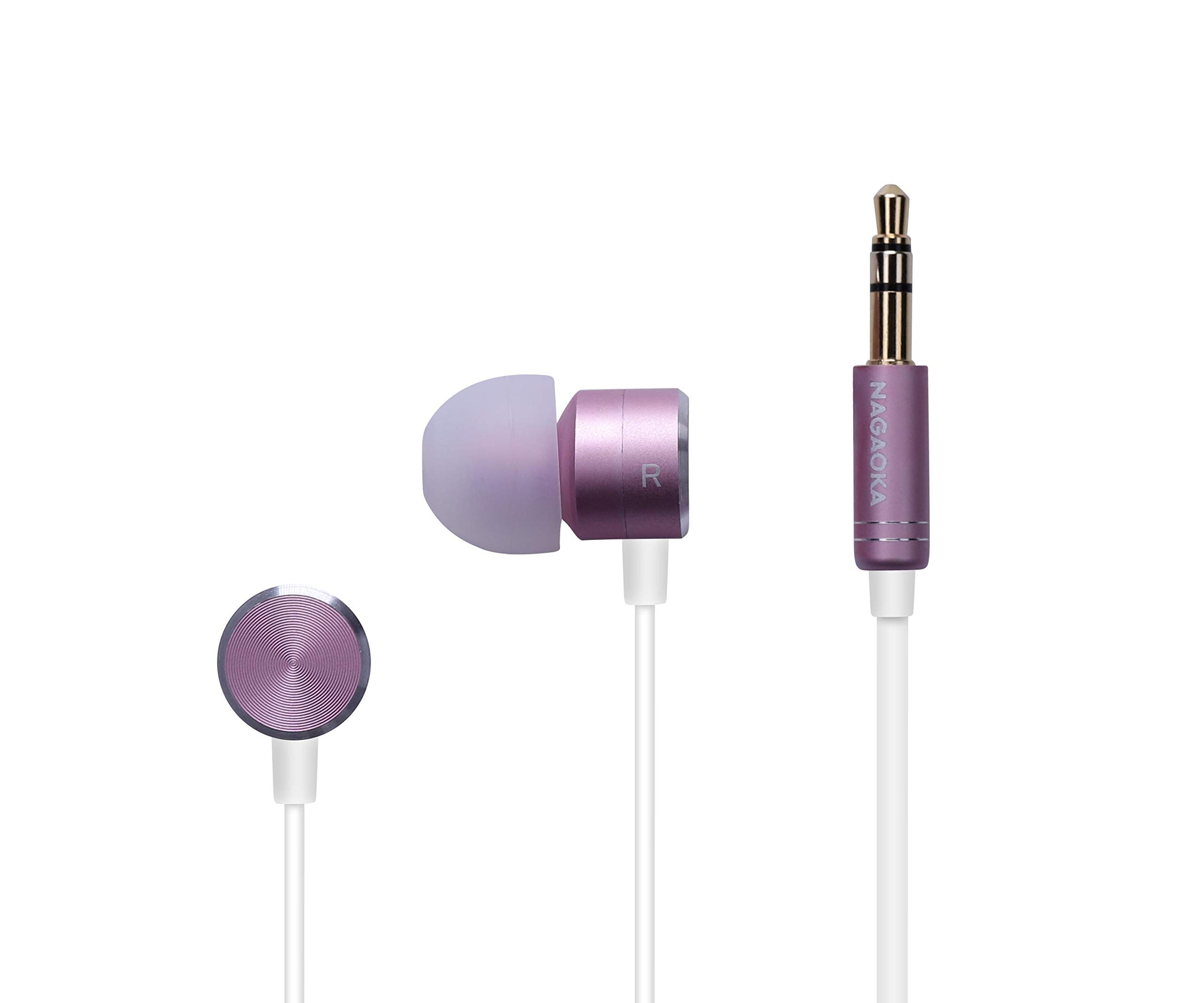

NAGAOKA High-Resolution Compatible Inner Earphones P908PPK Pastel Pink