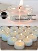 LIEI 4-Hour Smokeless Tea Light Candles