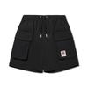 Cargo Shorts Men's Black Thin AKSW147-1