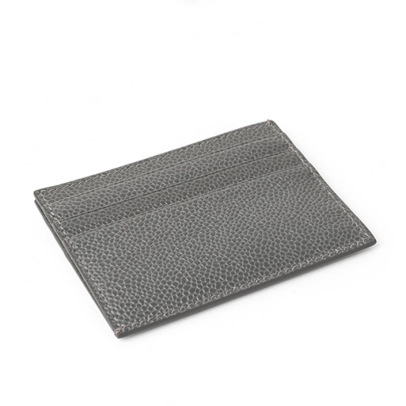 Thom Browne Pebble Grain Three Stripe Tab Card Wallet Maw031l 00198 025