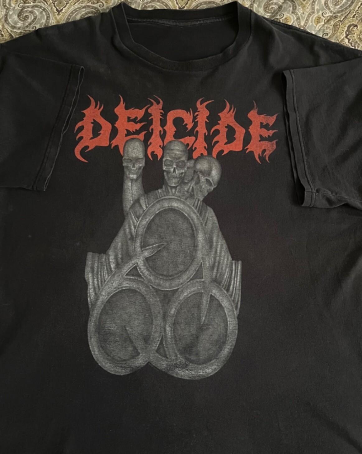 Vintage Deicide Metal Torment In Hell Death Metal Unisex S-5XL Shirt MK342 XXXL