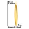 6pcs/Lot Different Size Long Water Droplets Pendant Stainless Steel Charms For Jewelry Making Supplies Bulk DIY Earrings Bohemia