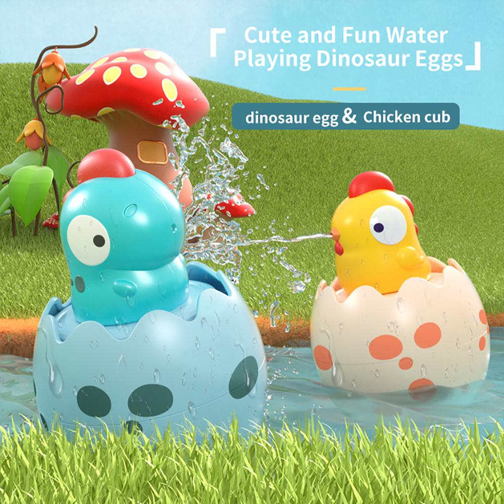 Baby Bade Spielzeug Kinder Niedliche Ente Pinguin Dinosaurier Ei Wassersprüh Sprinkler Badezimmer Spielzeug Kinder Glückliche Begleitung Bade Spielzeug Geschenk