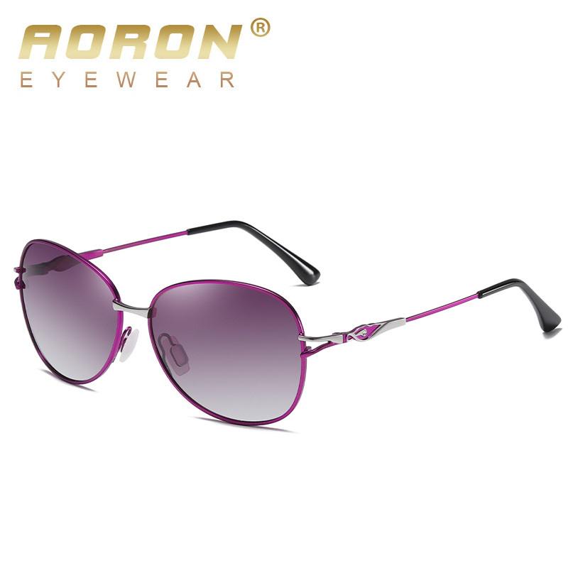 aoron More Than 100 Colors Polarized Sunglasses for Men Women Fashion Design Metal Frame Outdoor UV400 Anti Glare Driving Glasses