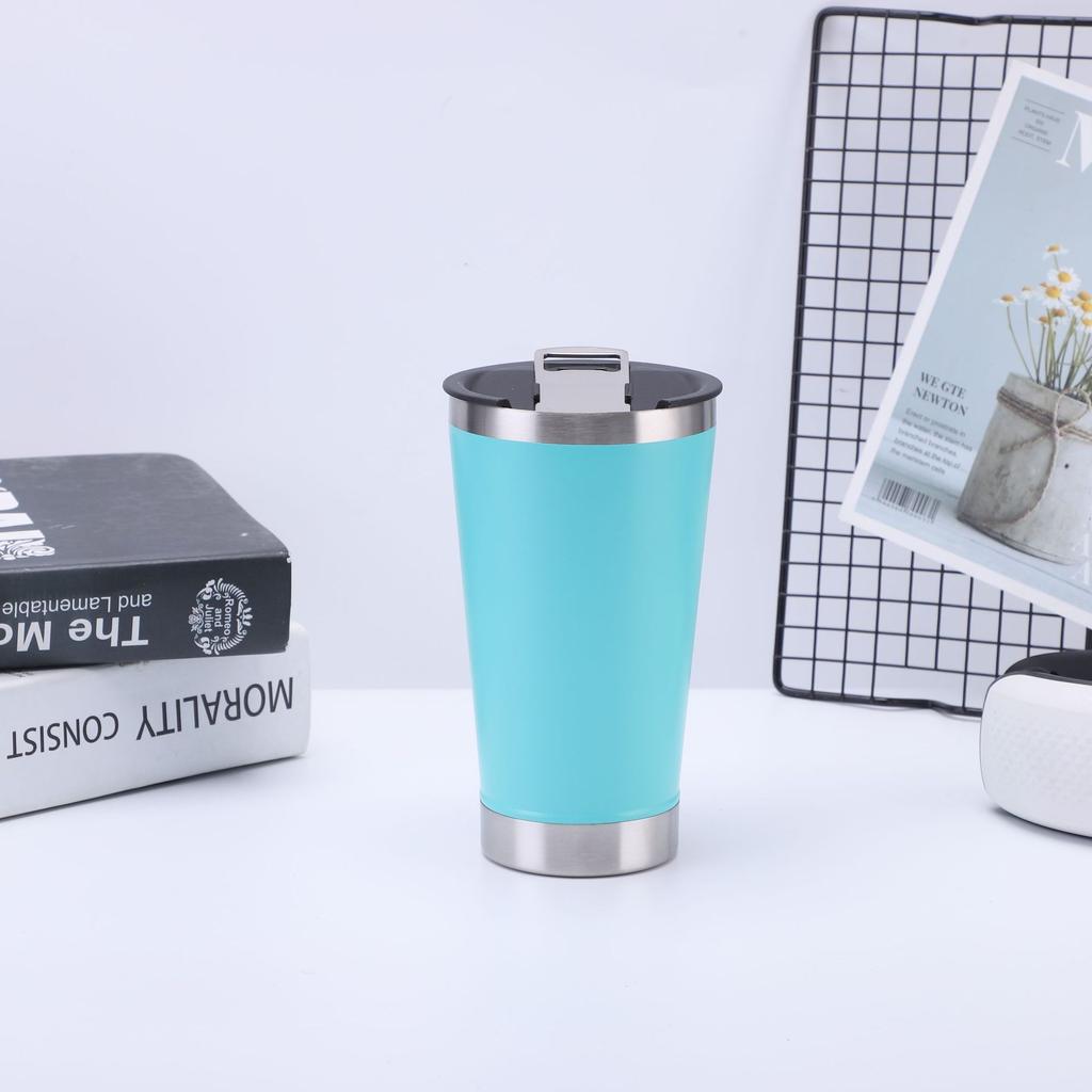 Beer Glasses with Bottle Opener Stainless Steel Double Vacuum Insulation To Protect The Cold Ice Bar Car
