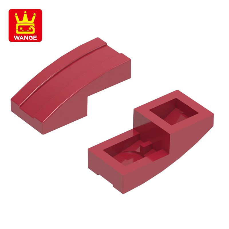 333Pcs/lot 11477W Slope Curved 2 x1 Block Moc Colour Accessories Compatible with with Brick DIY Children's Toy Building Assembly Parts