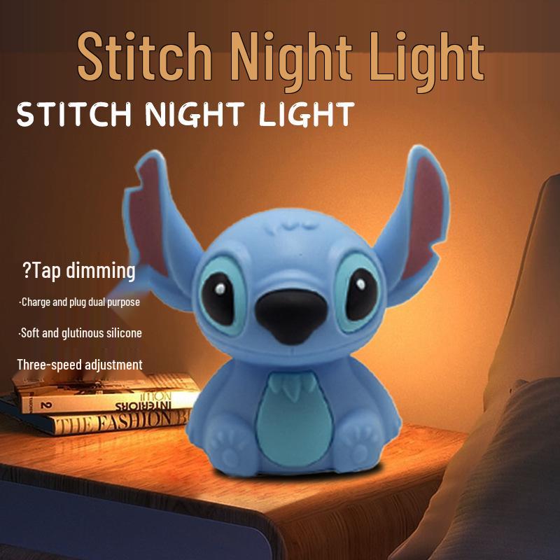 Stitch Pat Light: Colorful Touch Night Lamp with Quantity Discounts