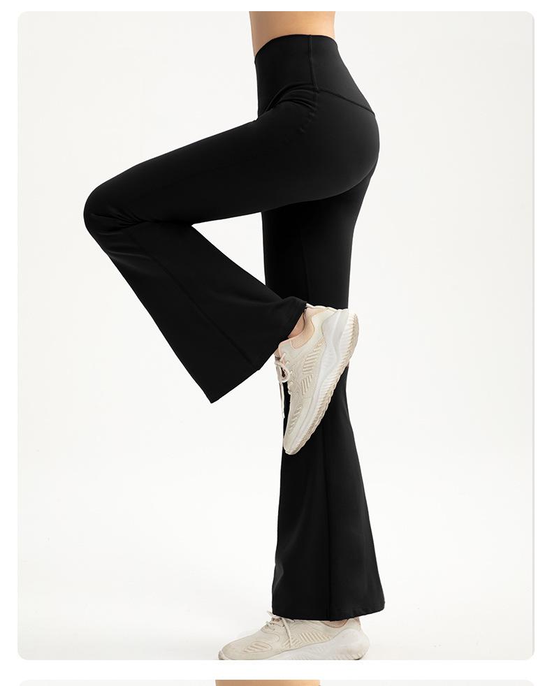 Lulu Winter Fleece High-Waist Flare Yoga Pants - Tummy Control, Long-Leg, Wide-Leg Women's Casual Sportswear