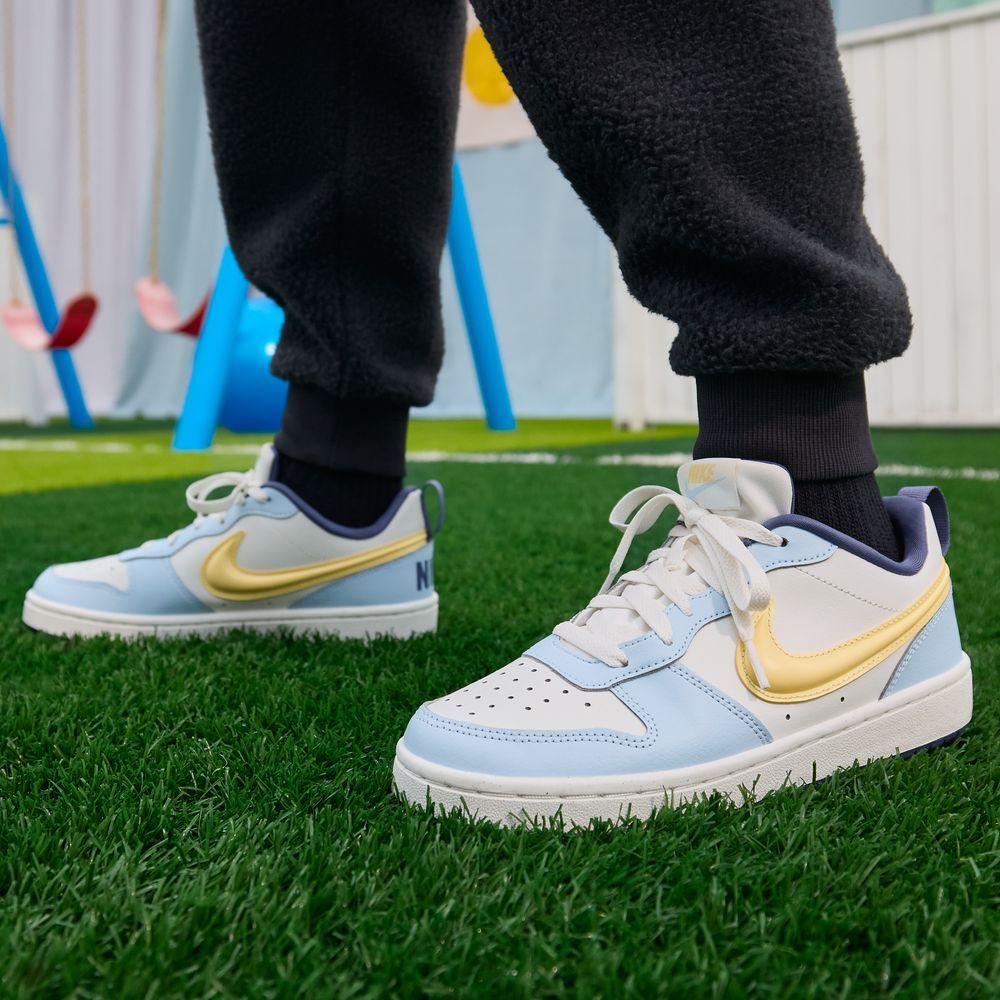 Nike Court Borough Low Recraft Celestine Blue Soft Yellow (GS) 36
