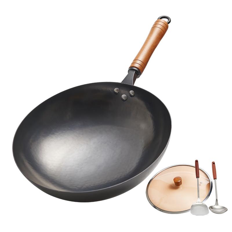 Hand-Forged Wrought Iron Zhangqiu Wok