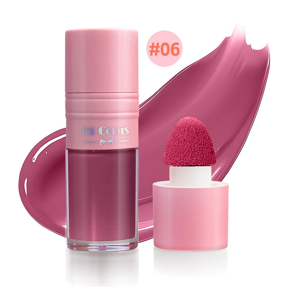 Fit Colors 3D Liquid Highlighter & Contour Blush - Matte & Pearlescent Multifunctional Makeup Brightener.