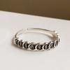 Silver Stunning S925 Cat Ring For Women Featuring A Modern Geometric Shape And Size Adjustable