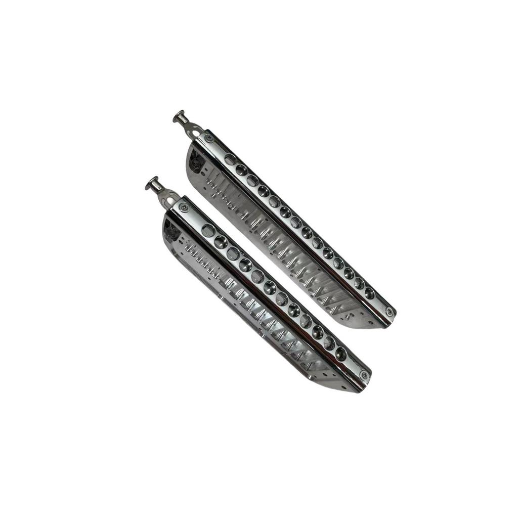 HELAI Chromatic Harmonica with Metal Mouthpiece & Comb Upgrade Kit