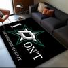 Dallas Stars Area Rug Suitable for Indoor And Outdoor,Carpets for Playroom, Homes, Offices, Living Rooms,Home Decor,Christmas Fan Gift