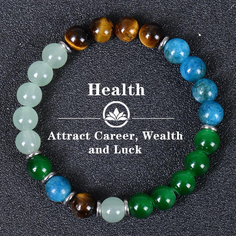 Natural Shoushan Stone Bracelet, Handmade, Shimmering, Frosted Stone, Beaded Bracelet, Health Bracelet