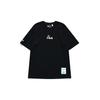FILA Fusion x Jeremyville Collaboration Streetwear Skateboard Print Loose Fit Short Sleeve T-Shirt Unisex tops Deep-Black T11U139103FBK