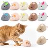 Plush Mouse Cat Toy Soft Stuffed Mouse Toy with Rope Tail Prefilled Catnip Mouse Toy for Indoor Cats Play Hunting And Exercise
