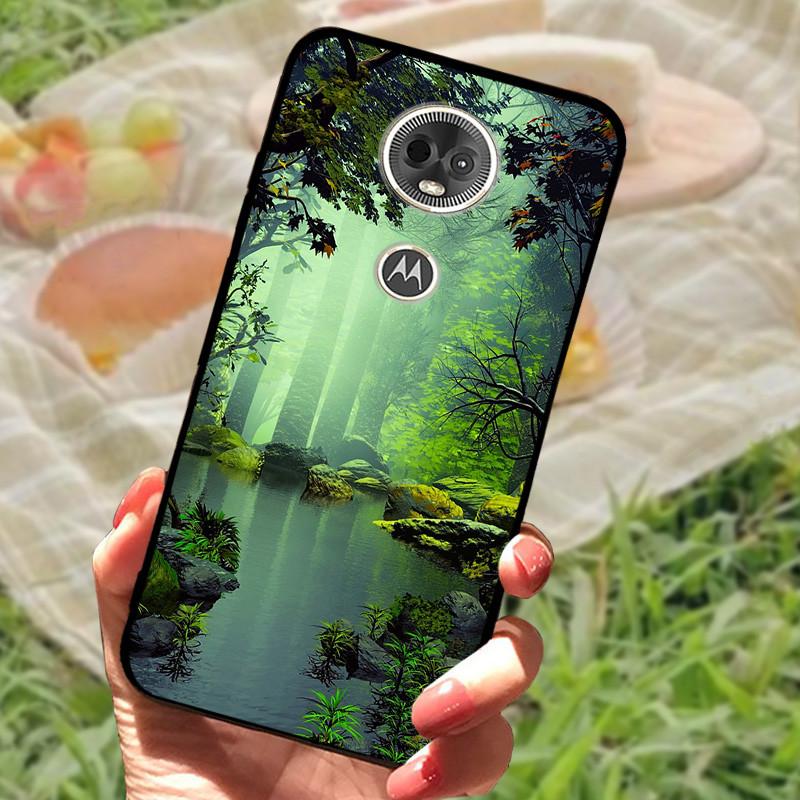 Etui Silikonowe Miękkie Odporne na Wstrząsy TPU Tylna Pokrywa dla Motorola Moto E5 / E5 Play EU / E5Plus / E5 Plus Capa E5Play E 5 Marmur